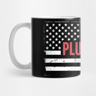 American Flag | Plumber Gift Mug